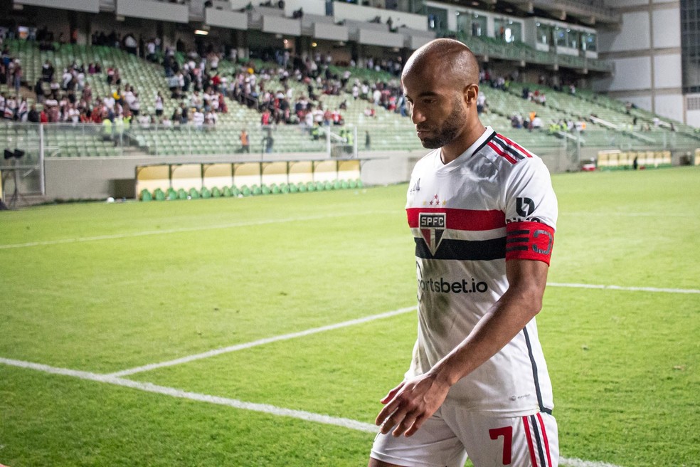 São Paulo de Lucas e cia. é competitivo no mata-mata e apático nos pontos corridos — Foto: Fernando Moreno/AGIF