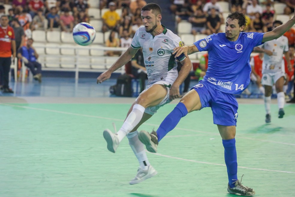Masculino profissional do Cruzeiro disputou o Campeonato Brasileiro de Futsal — Foto: Clóvis Miranda/Semcom