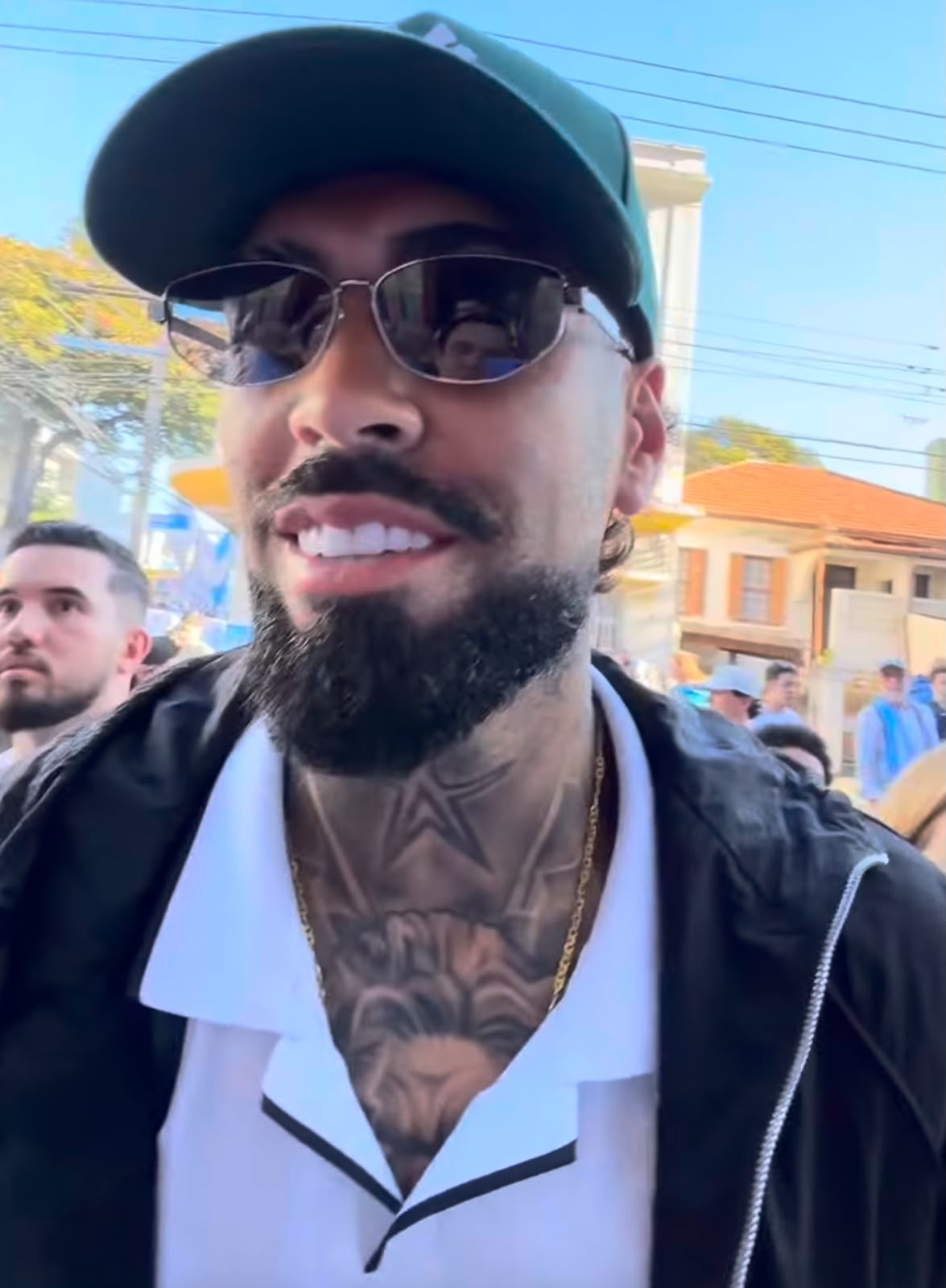 Barboza, do Palmeiras, assiste à final da Copa do Mundo em bar na Mooca