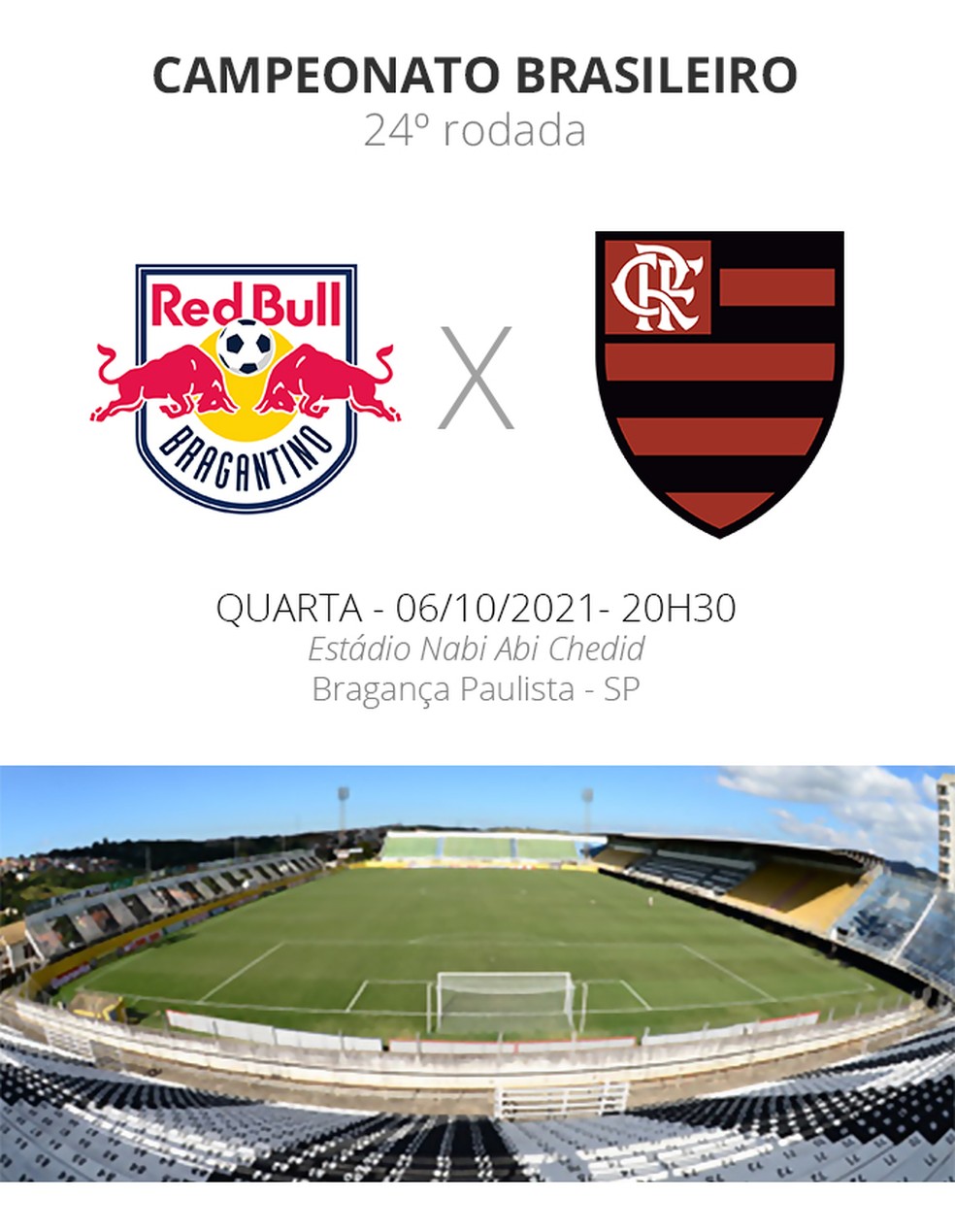 Bragantino x Flamengo: veja onde assistir, escalações, desfalques