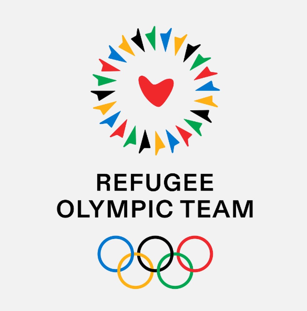 Bandeira da equipe olímpica de refugiados 
