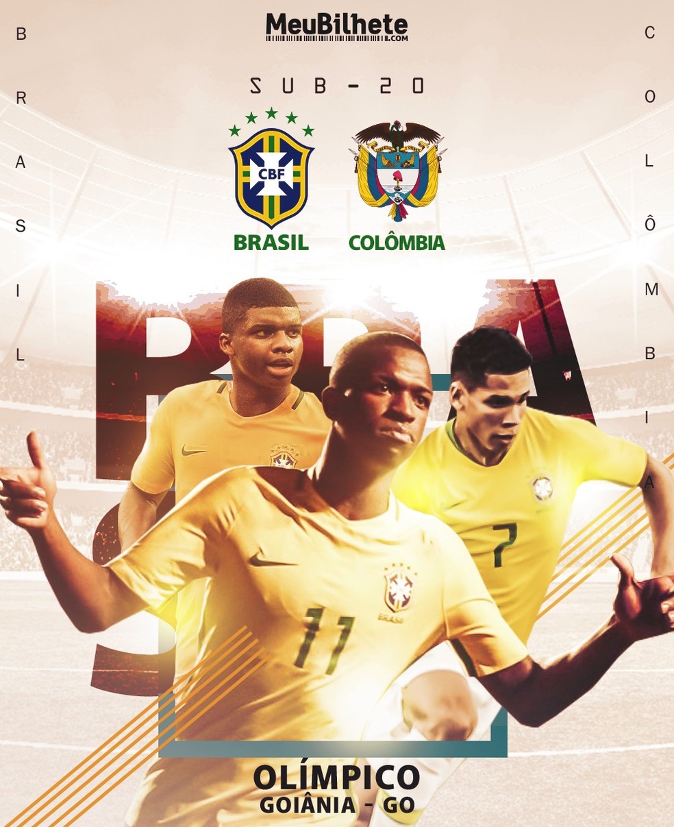 Ingressos para amistoso da seleção brasileira sub-20 em Goiânia já