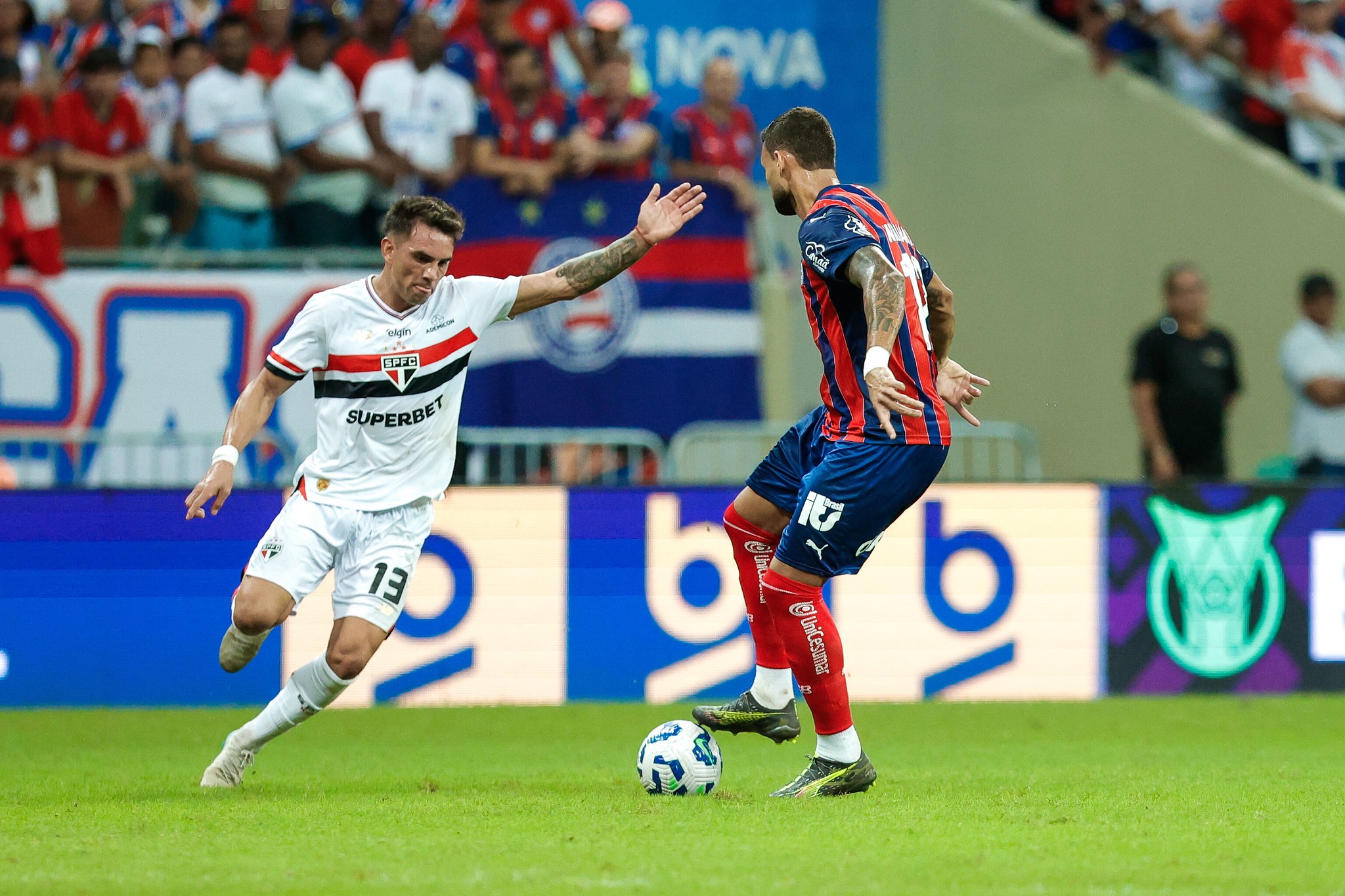 Bahia brilha com zaga sólida, Pulga como garçom e Willian José decisivo contra São Paulo