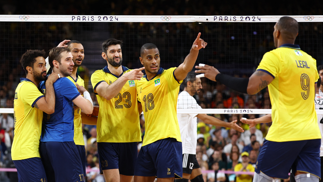 Brasil vence o Egito nas Olimpíadas de Paris