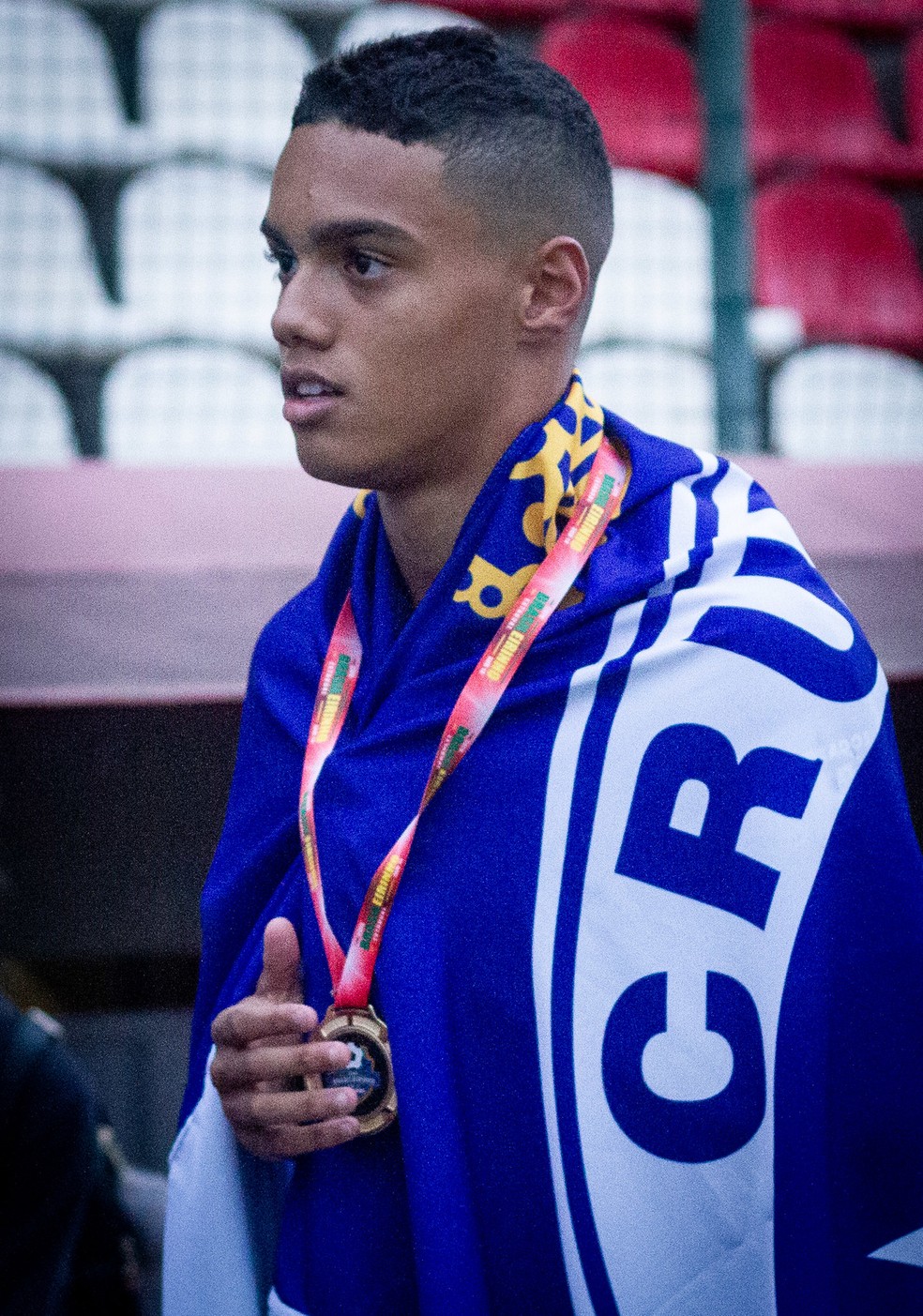 João Mendes, filho de Ronaldinho Gaúcho na base do Cruzeiro - Gustavo Aleixo/Cruzeiro