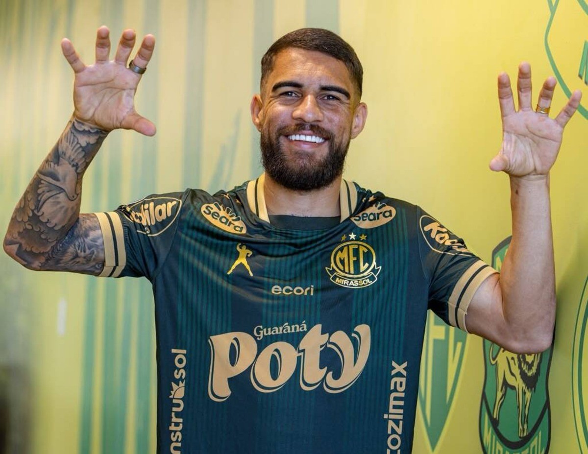 Mirassol anuncia a contratação de Bruno Santos, artilheiro da Série B