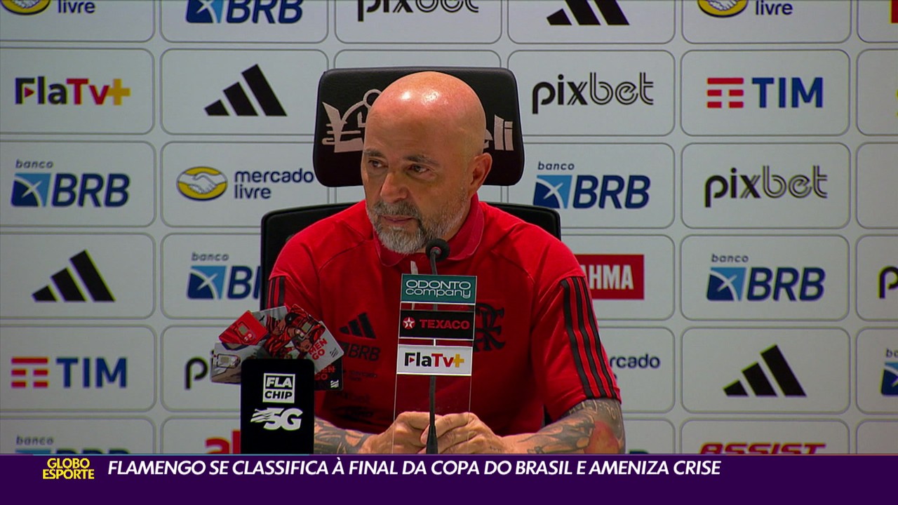 Flamengo se classifica à final da Copa do Brasil e ameniza crise