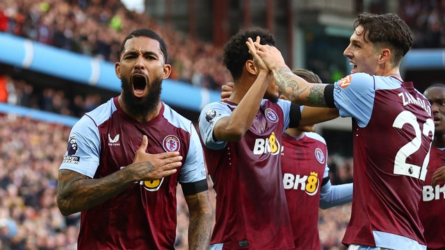 A classificação da Premier League após a vitória do Aston Villa sobre o  West Ham