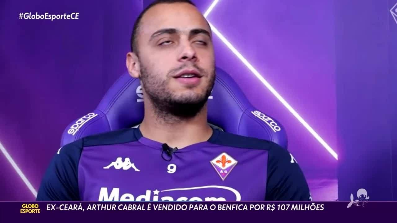 Ex-Ceará, Arthur Cabral deixa Fiorentina e vai para o Benfica