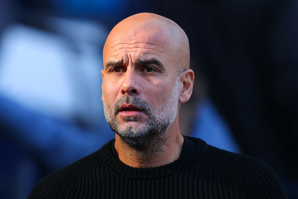 Guardiola acerta renovação com o Manchester City até junho de 2026 — Foto: Getty Images