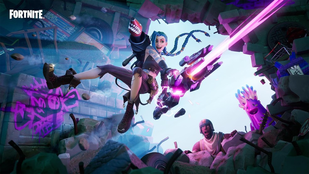 Fortnite: Jinx, Campeã De LoL, É Nova Skin Do Battle Royale.