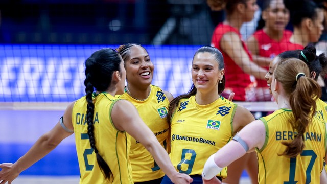 Brasil x República Dominicana VNL vôlei