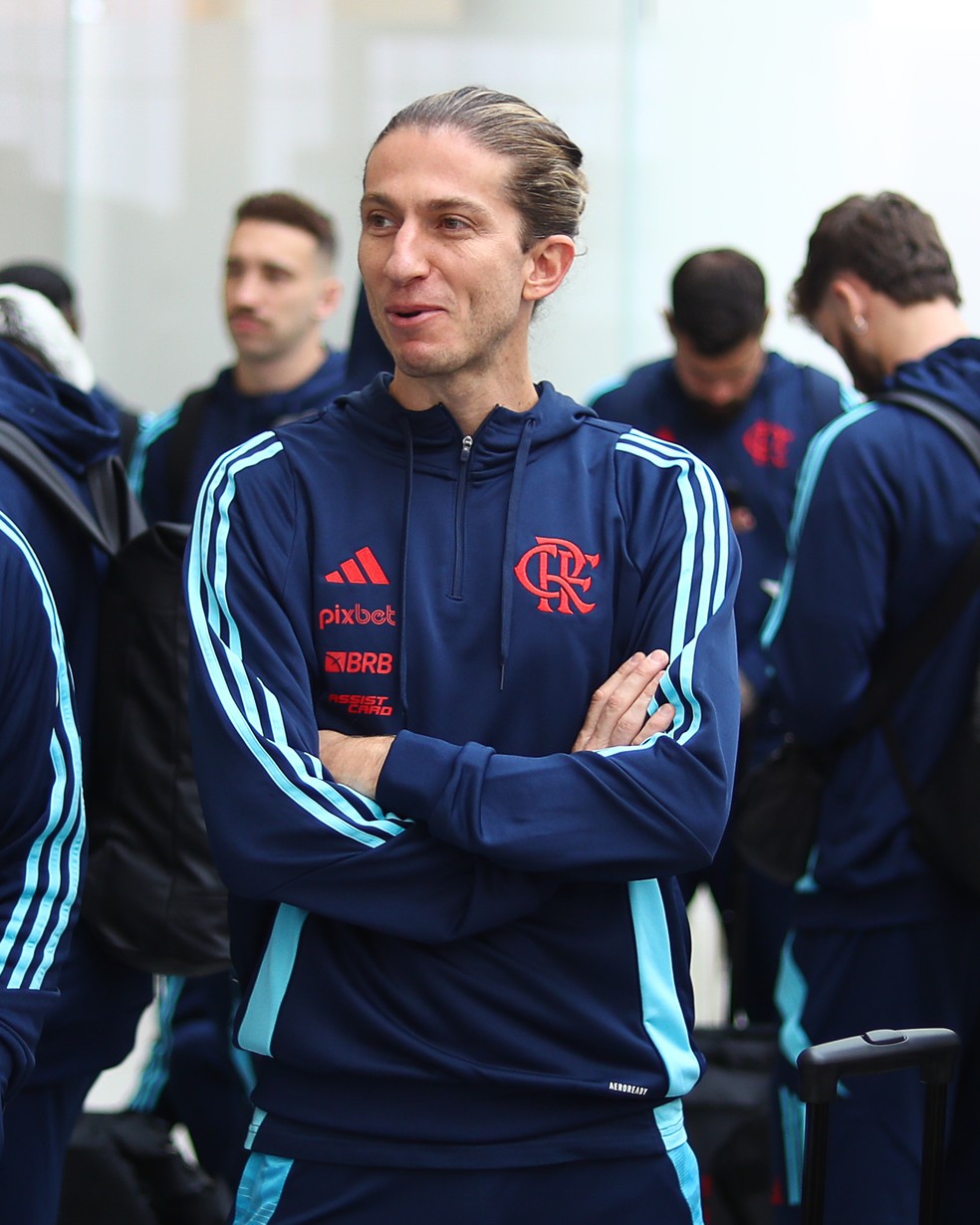 Filipe Luís, técnico do Flamengo, em pré-temporada nos EUA