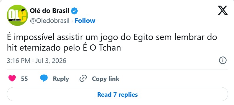 "Essa é a mistura do Brasil com o Egito": vitória egípcia agita as redes sociais; veja memes