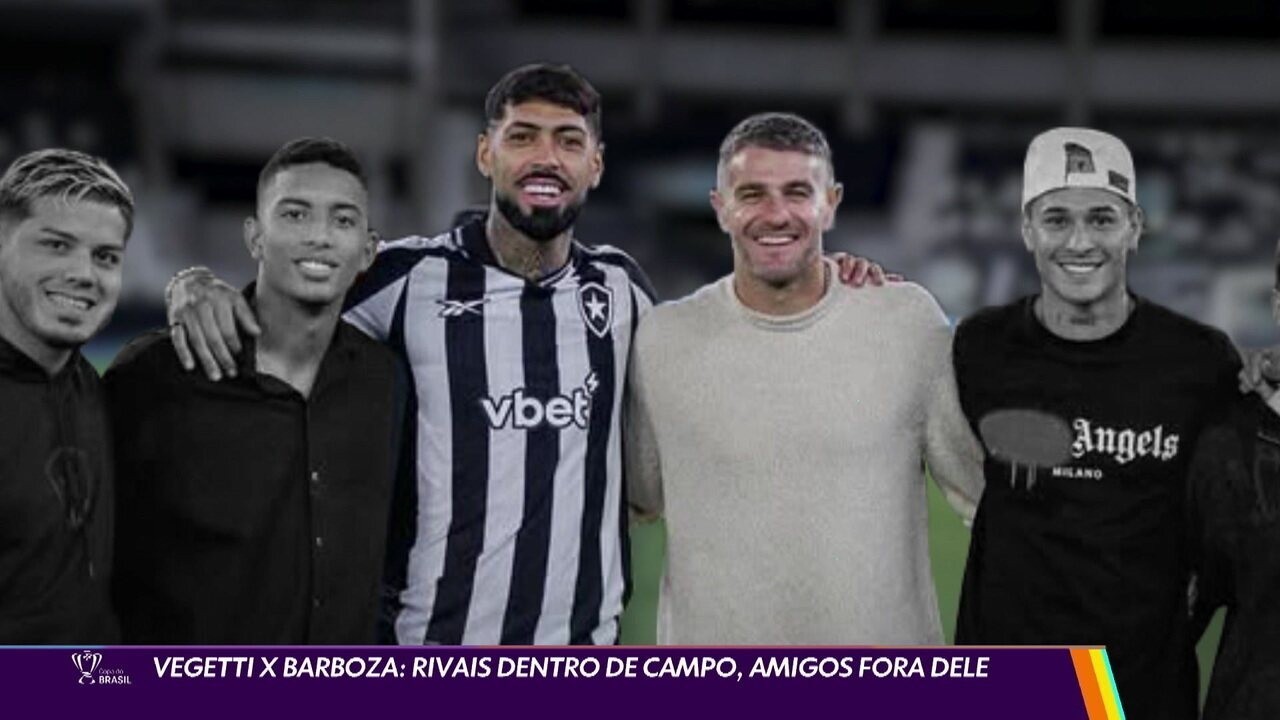 Amigos fora de campo, Vegetti e Barboza duelam em decisão entre Vasco e Botafogo