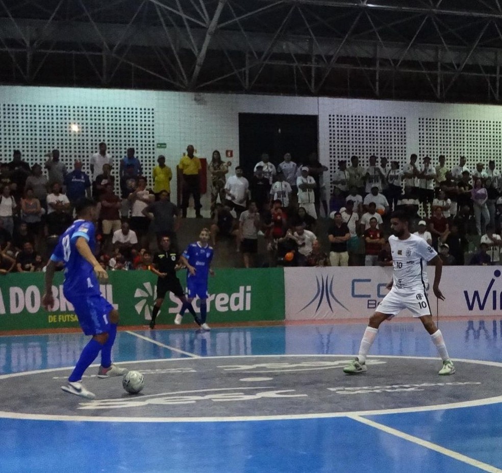 Brasília Futsal venceu Apodi Futsal no tempo regulamentar — Foto: Gabriel Dantas/Brasília Futsal