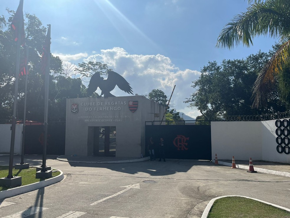 Ninho do Urubu, centro de treinamentos do Flamengo — Foto: Gabriel Andrade/ge
