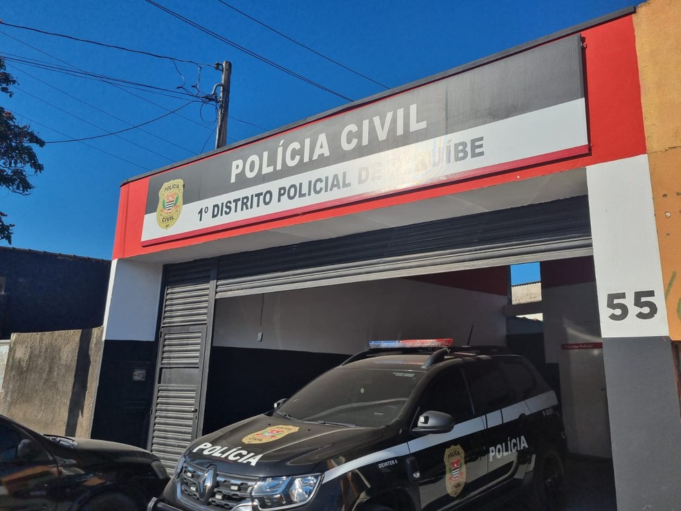 Primeiro Distrito Policial de Peruíbe recebeu o primeiro depoimento do escândalo no Corinthians — Foto: José Edgar de Matos