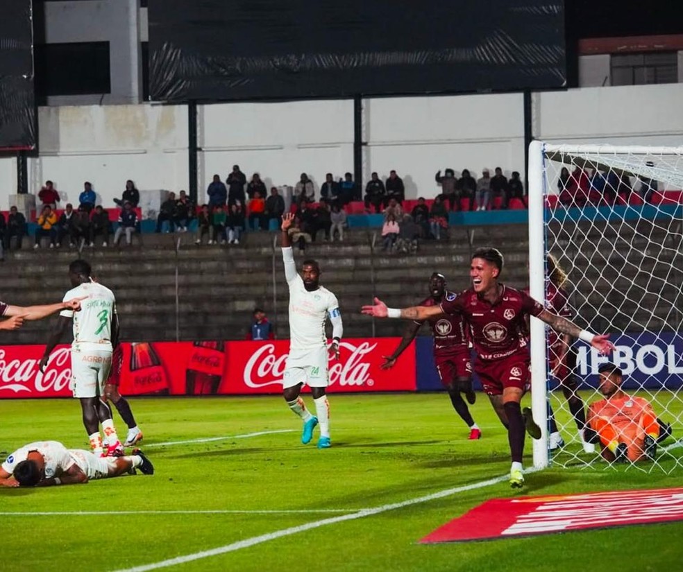 Mushuc Runa eliminou o Orense na Sul-Americana — Foto: Divulgação/Mushuc Runa