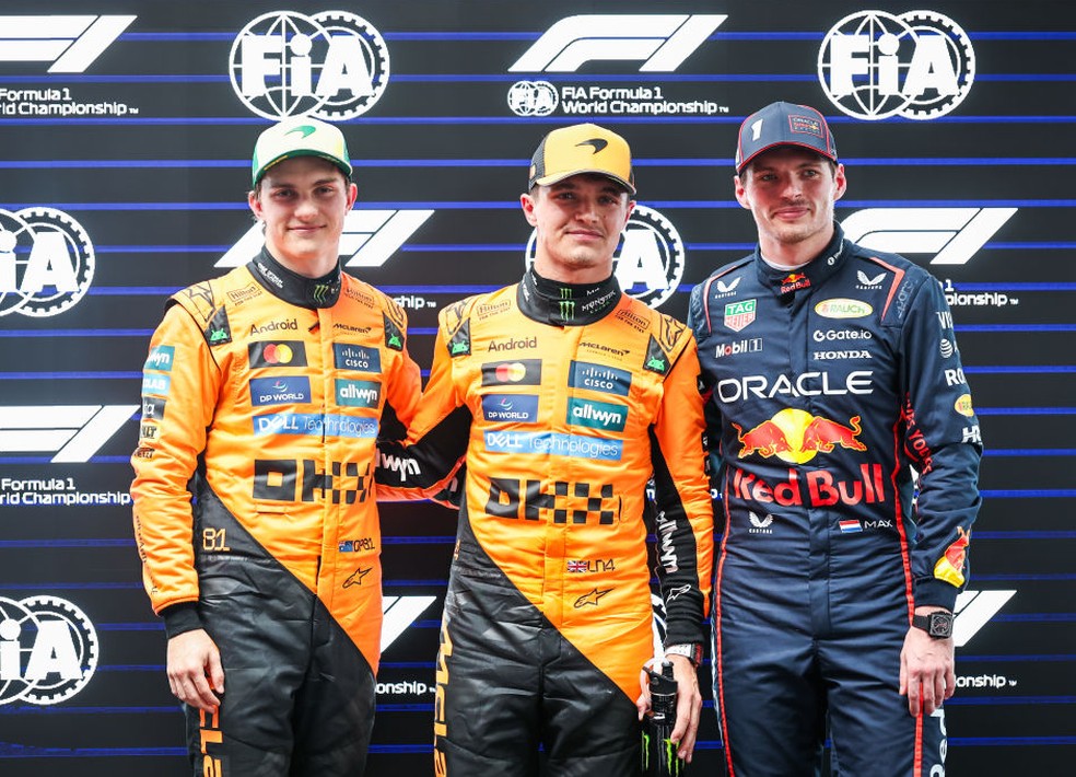 Norris, Piastri e Verstappen brigam pelo título da F1 2025