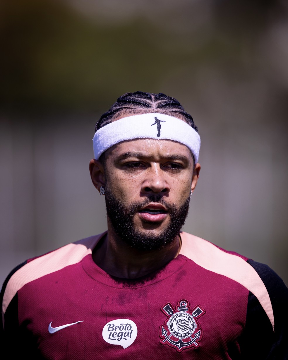 Memphis Depay, atacante do Corinthians — Foto: Rodrigo Coca / Corinthians