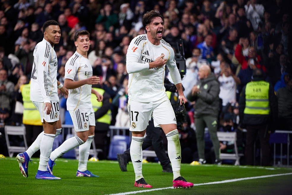 Asencio em Real Madrid x Levante — Foto: Getty Images