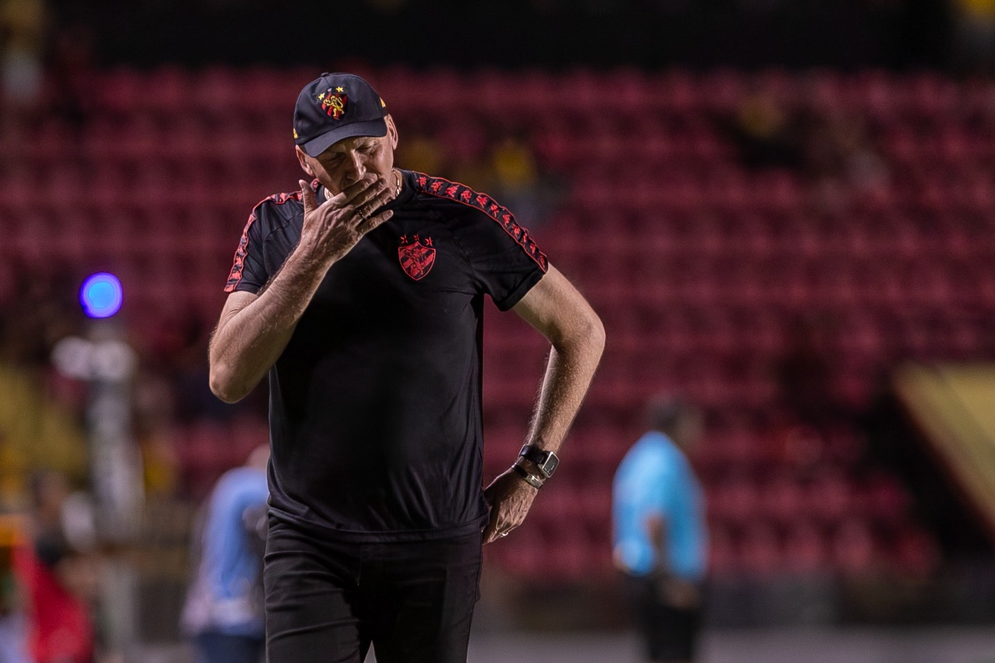 Gilmar Dal Pozzo durante jogo do Sport