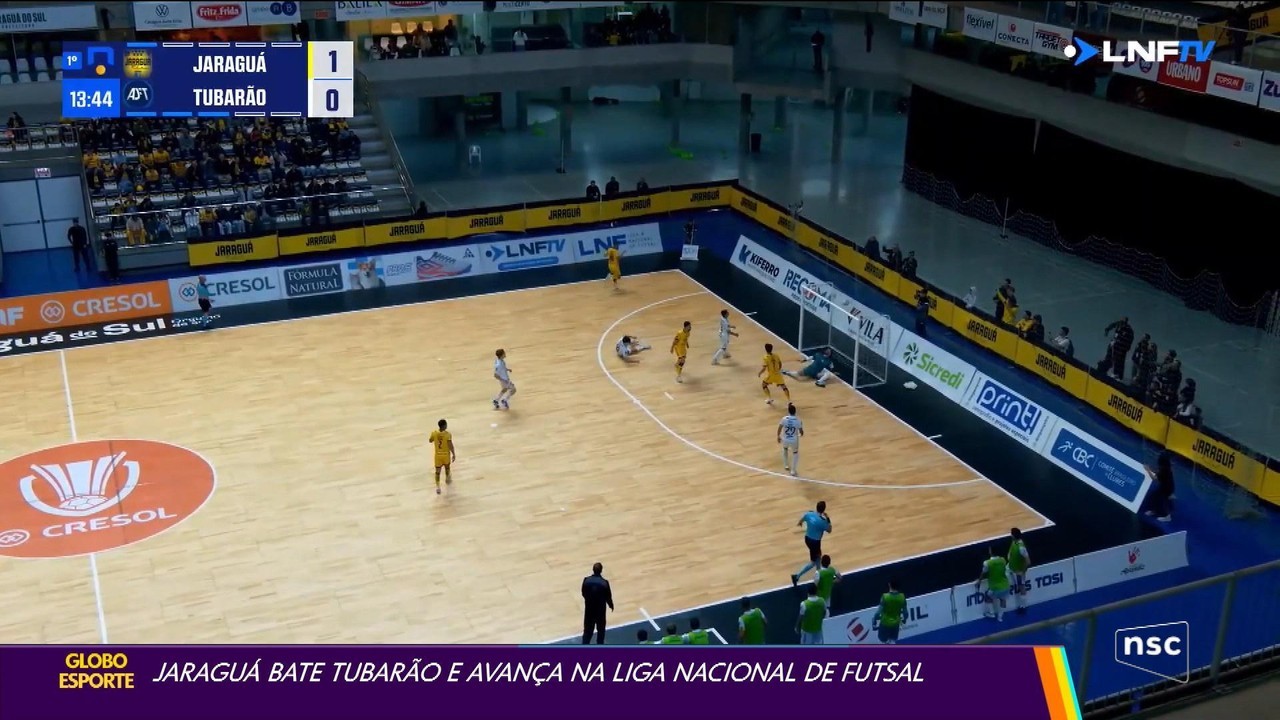 Jaraguá empata em casa com o Praia Clube pelas quartas da Liga Nacional