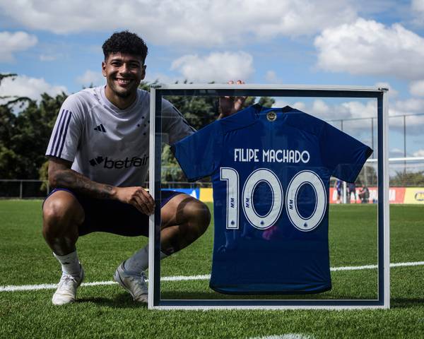 Com 100 jogos no Cruzeiro, Filipe Machado revela ainda sentir efeitos da Covid-19 e trabalho com psicóloga