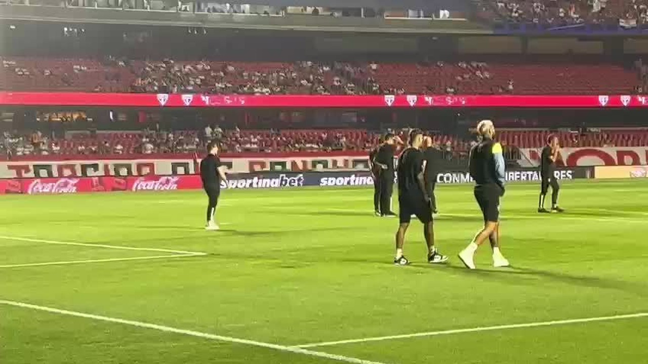 Botafogo chega ao Morumbis para o jogo com o São Paulo