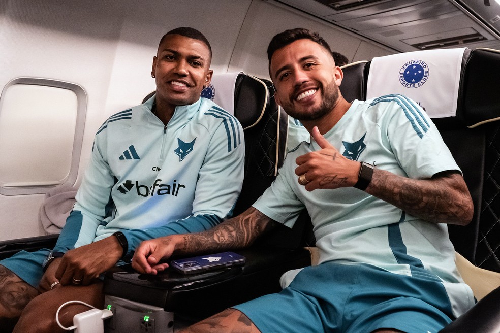 Walace e Matheus Henrique — Foto: Gustavo Aleixo/Cruzeiro