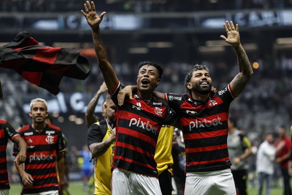 Bruno Henrique Gabigol Flamengo final Copa do Brasil — Foto: Antônio Lacerda/EFE