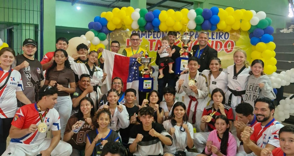 Brasileiro de Taekwondo - Regional Norte, em Rio Branco — Foto: Arquivo pessoal/Levy Azevedo