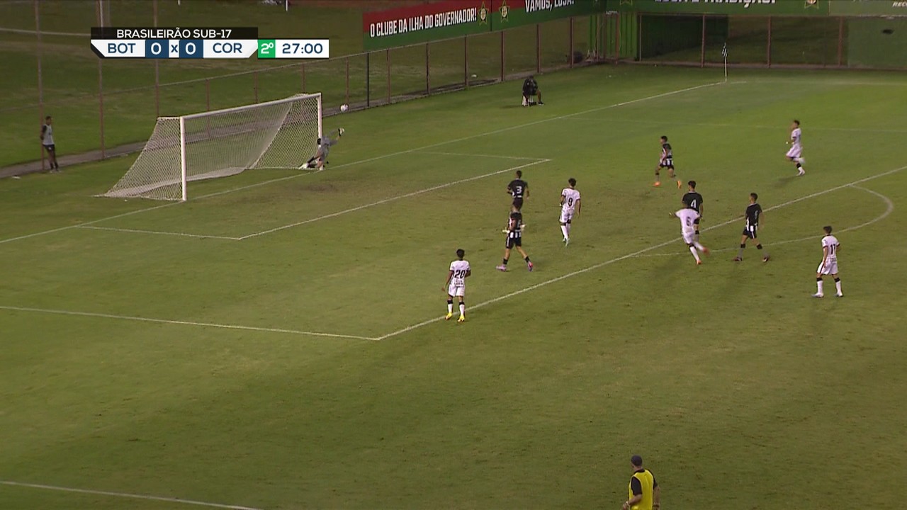 Botafogo 0 x 1 Corinthians - Melhores momentos - 1ª rodada do Brasileirão Sub-17 2023