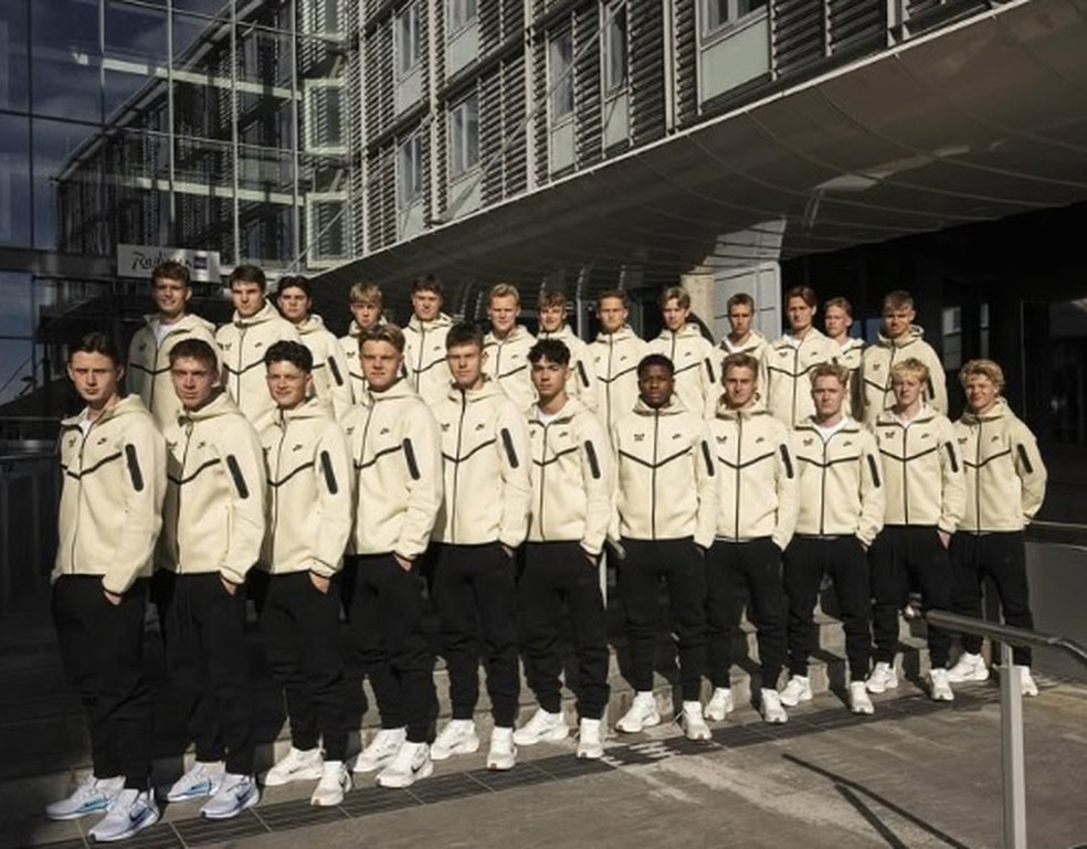 Jogadores das categorias de base da Landslagsskolen Noruega