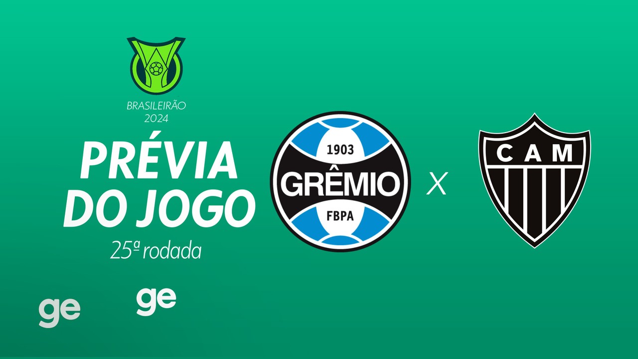 Grêmio x Atlético-MG: saiba tudo sobre o jogo da 25ª rodada do Brasileirão Série A 2024