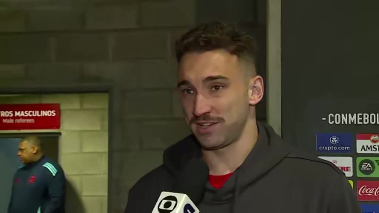 Léo Ortiz, do Flamengo, comenta sobre gol anulado do Estudiantes: Dou uma travada