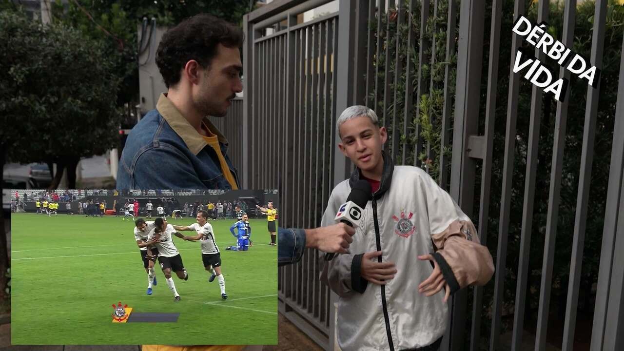 Torcedores pressionam Palmeiras com faixas, cestas e Nutella antes do Dérbi