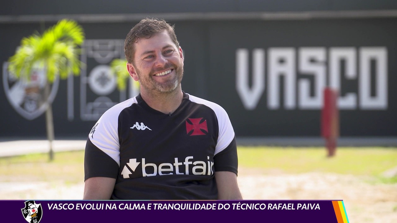 Vasco evolui na calma e tranquilidade do técnico Rafael Paiva