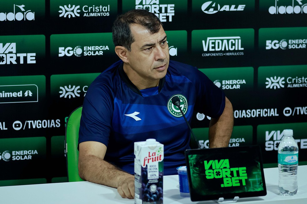 Fábio Carille diz que Goiás segue vivo na briga — Foto: Rosiron Rodrigues / Goiás E.C.
