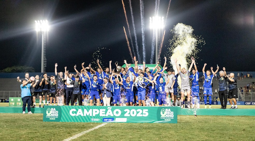 Nacional-AM campe&atilde;o amazonense sub-20 2025 &mdash; Foto: Larissa Silva