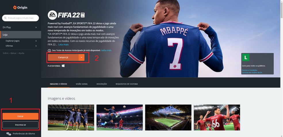 FIFA 22: como jogar online, fifa