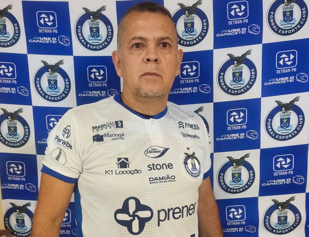 Jazon Vieira é anunciado como treinador do Pombal — Foto: Divulgação / Pombal
