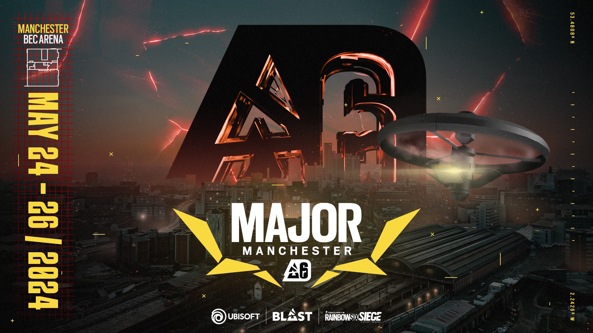 BLAST R6 Major 2024 terá edição em Manchester | Ge