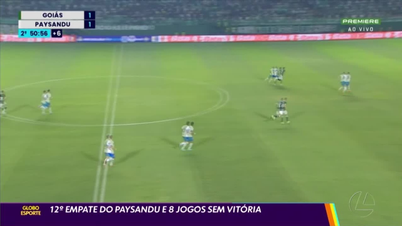 12° empate do Paysandu que chega a 8 jogos seguidos sem vitória na Série B