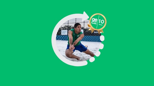 Retomada nacional do vôlei de praia da Paraíba foi destaque nos 10 anos do ge