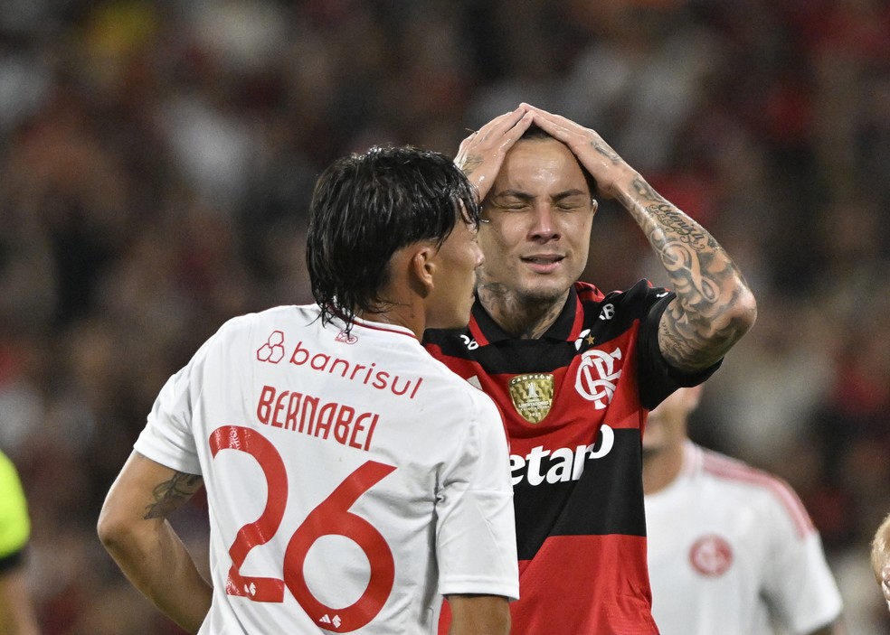Everton Cebolinha � o ponta-esquerda mais escalado pelo Flamengo at� o momento em 2026 � Foto: Andr� Dur�o