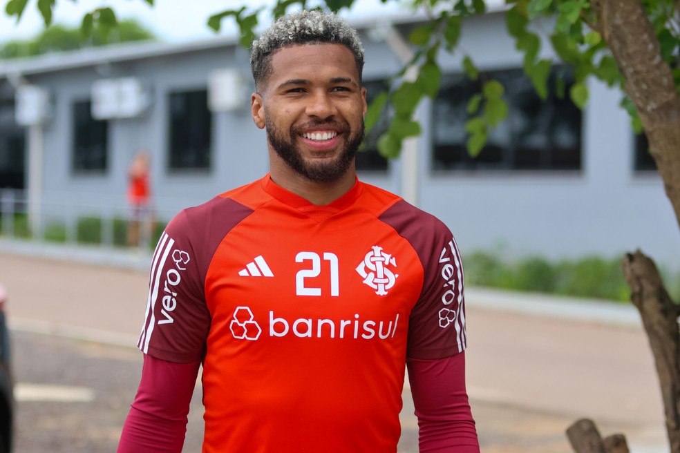Wesley deixou o Cruzeiro para defender o Inter — Foto: Ricardo Duarte/Divulgação, Internacional