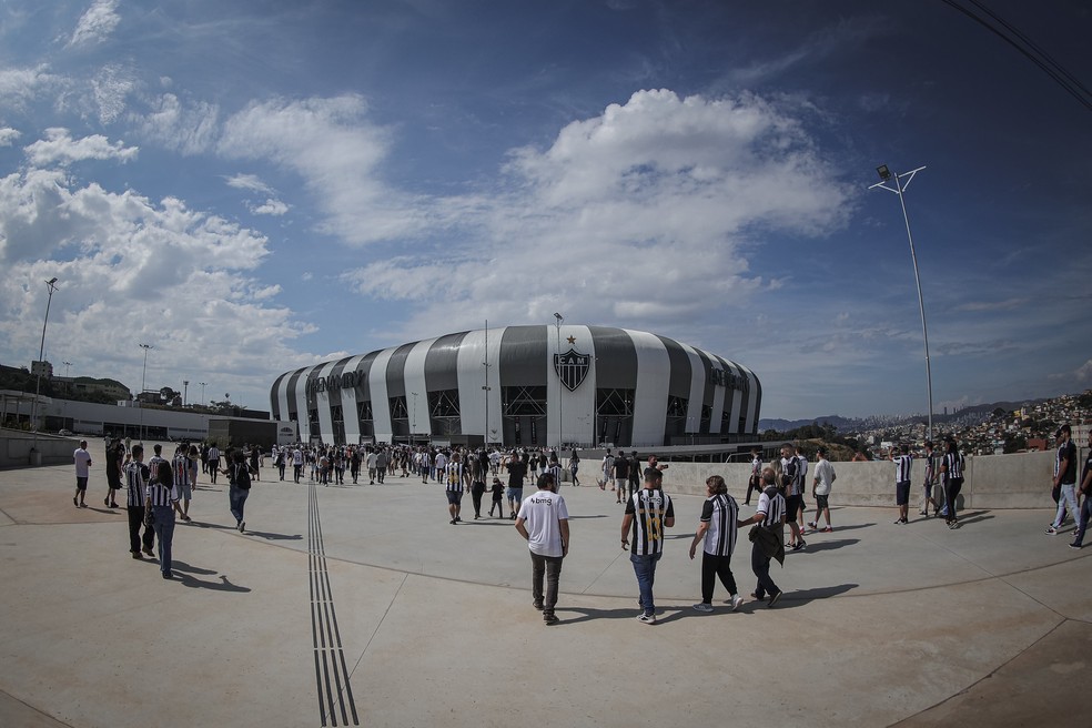 Arena MRV foi palco de dois eventos oficiais, até agora — Foto: Pedro Souza / Atlético
