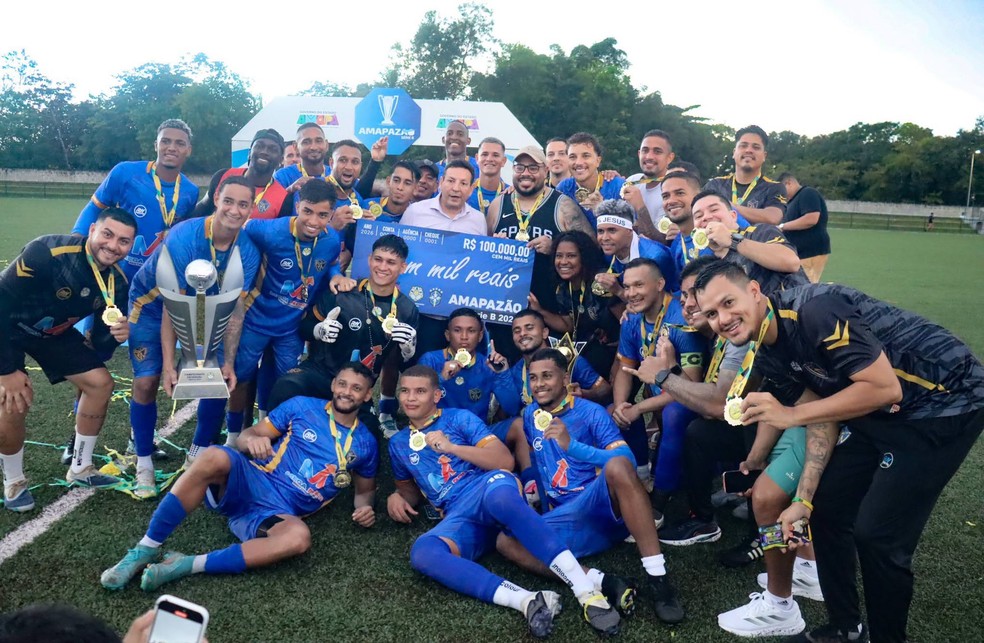 Premiação do Rio Norte após título da Série B do Amapazão